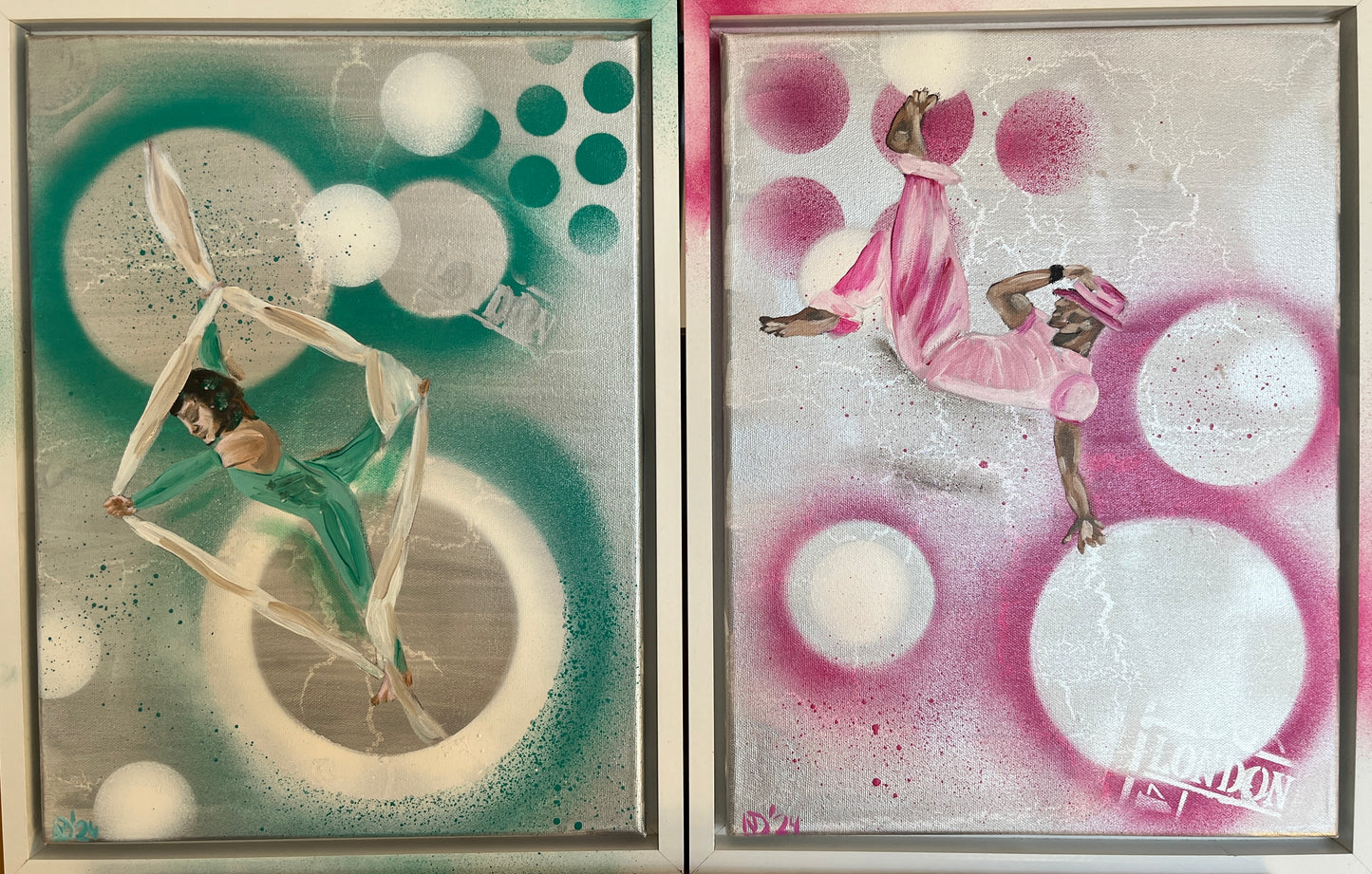 London I - Move meets illusions - 30x40 cm - Unikat mit Echtheitszertifikat