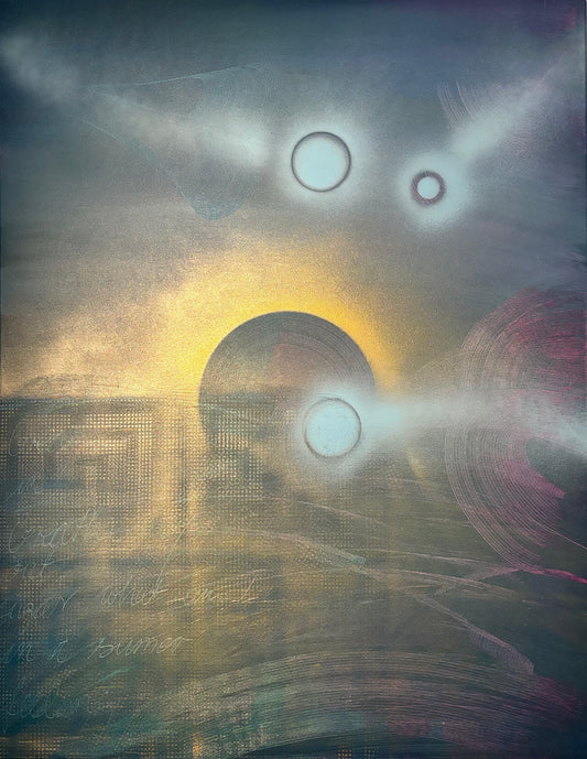 Awakening - aus der Serie "Illusions" - 90 x 70 cm - Unikat