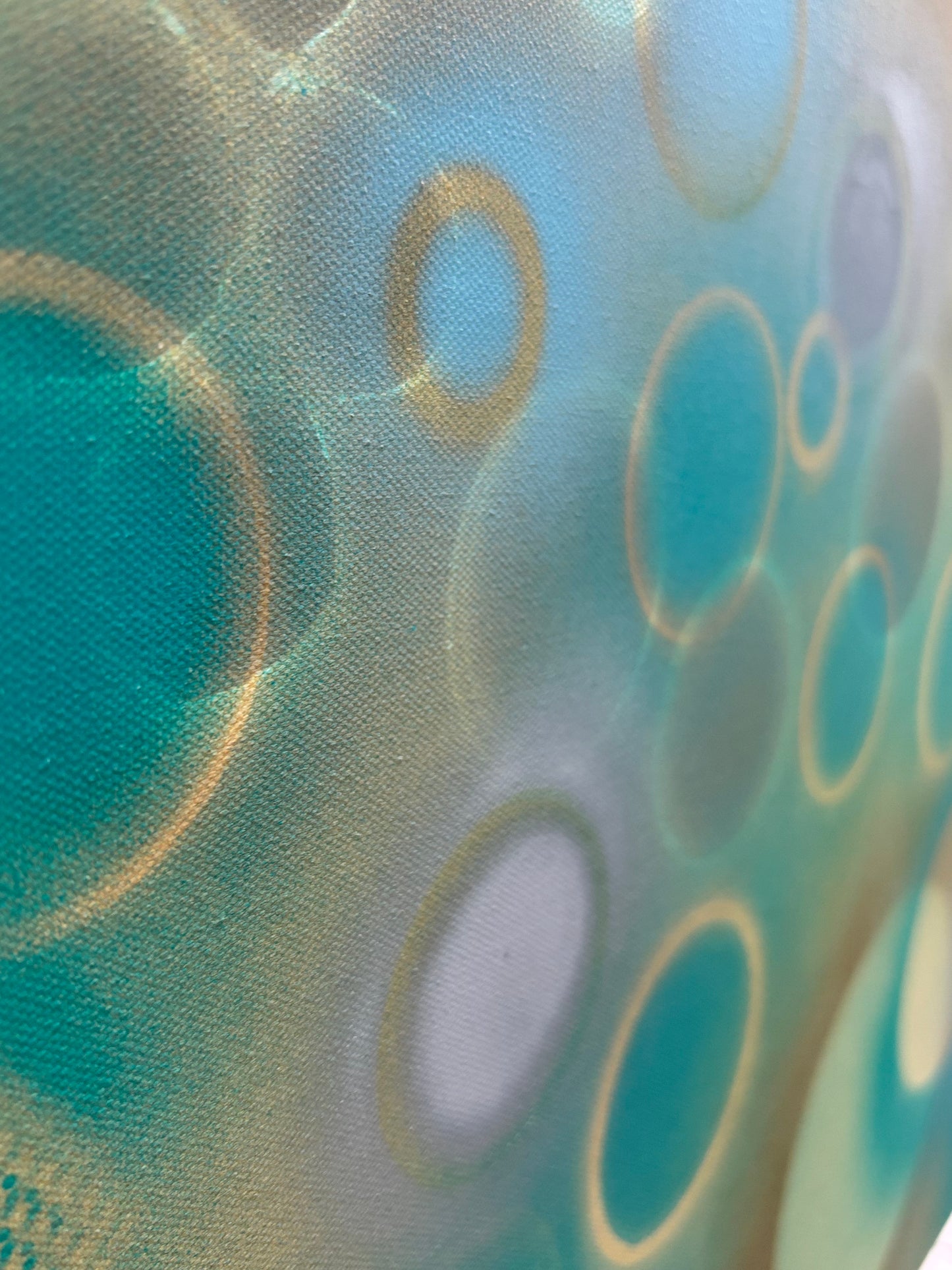 Bubbles I - aus der Serie "Illusions" - 50 x 70 x 4,5 cm - Unikat