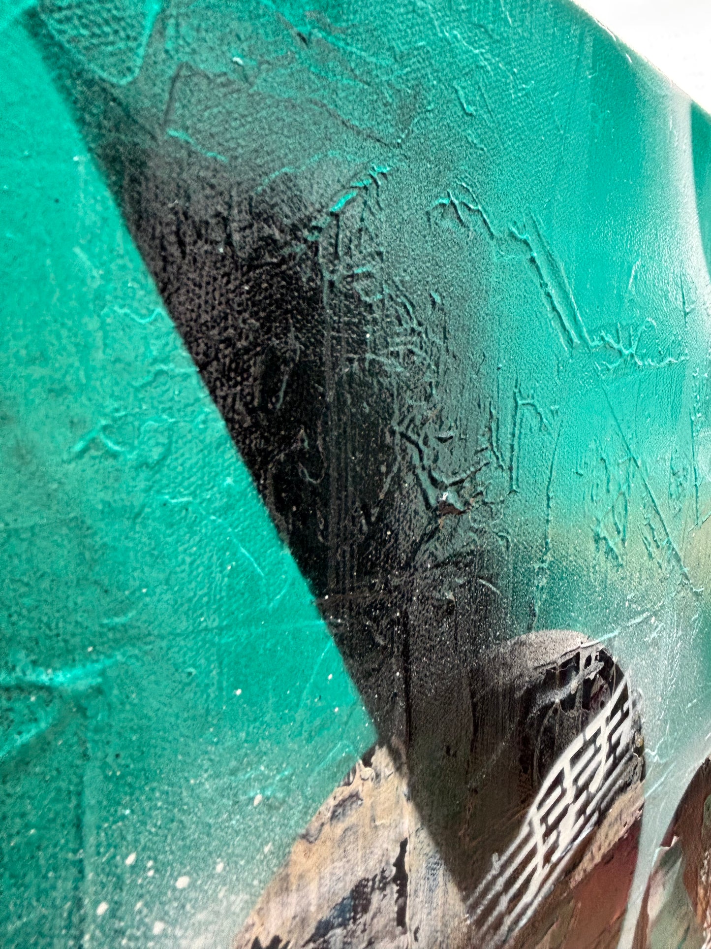 Unknown faces - Move meets illusions - 60x80x4,5 cm - Unikat mit Echtheitszertifikat