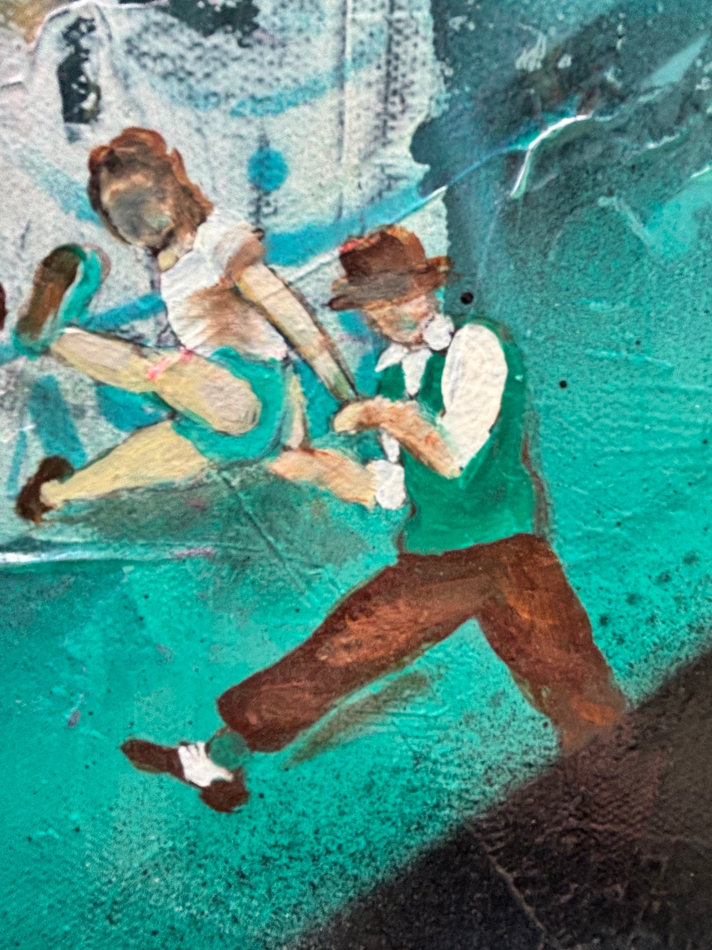 Unknown faces - Move meets illusions - 60x80x4,5 cm - Unikat mit Echtheitszertifikat