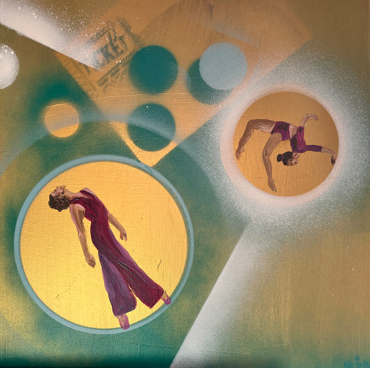 Showticket II - Move meets illusions - 40x40 cm - Unikat mit Echtheitszertifikat