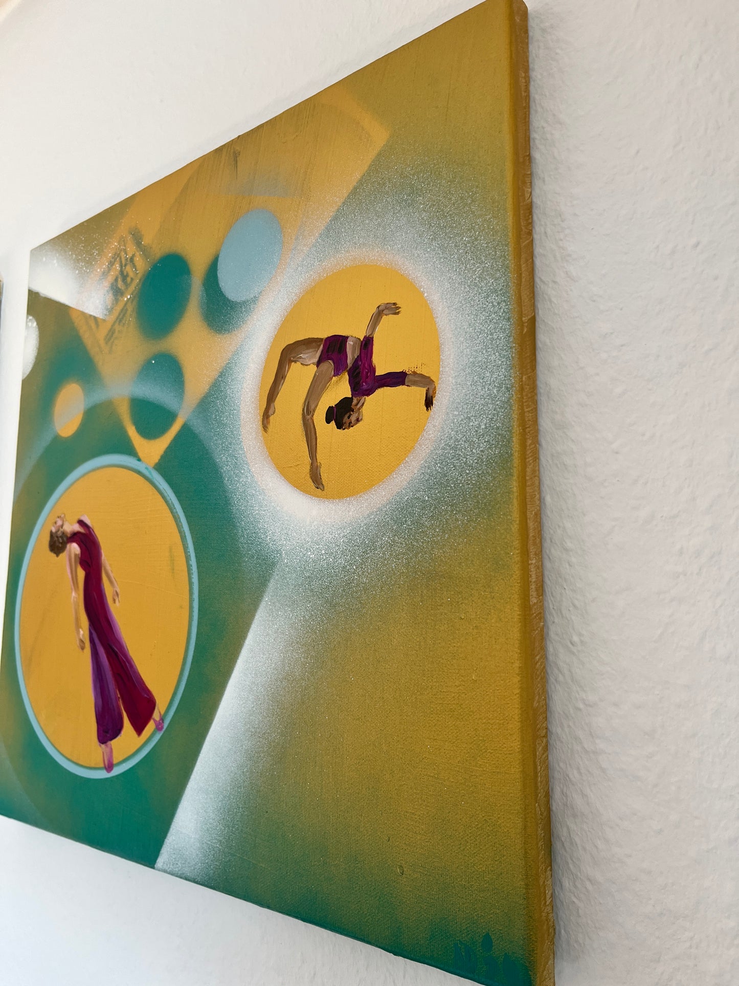 Showticket II - Move meets illusions - 40x40 cm - Unikat mit Echtheitszertifikat