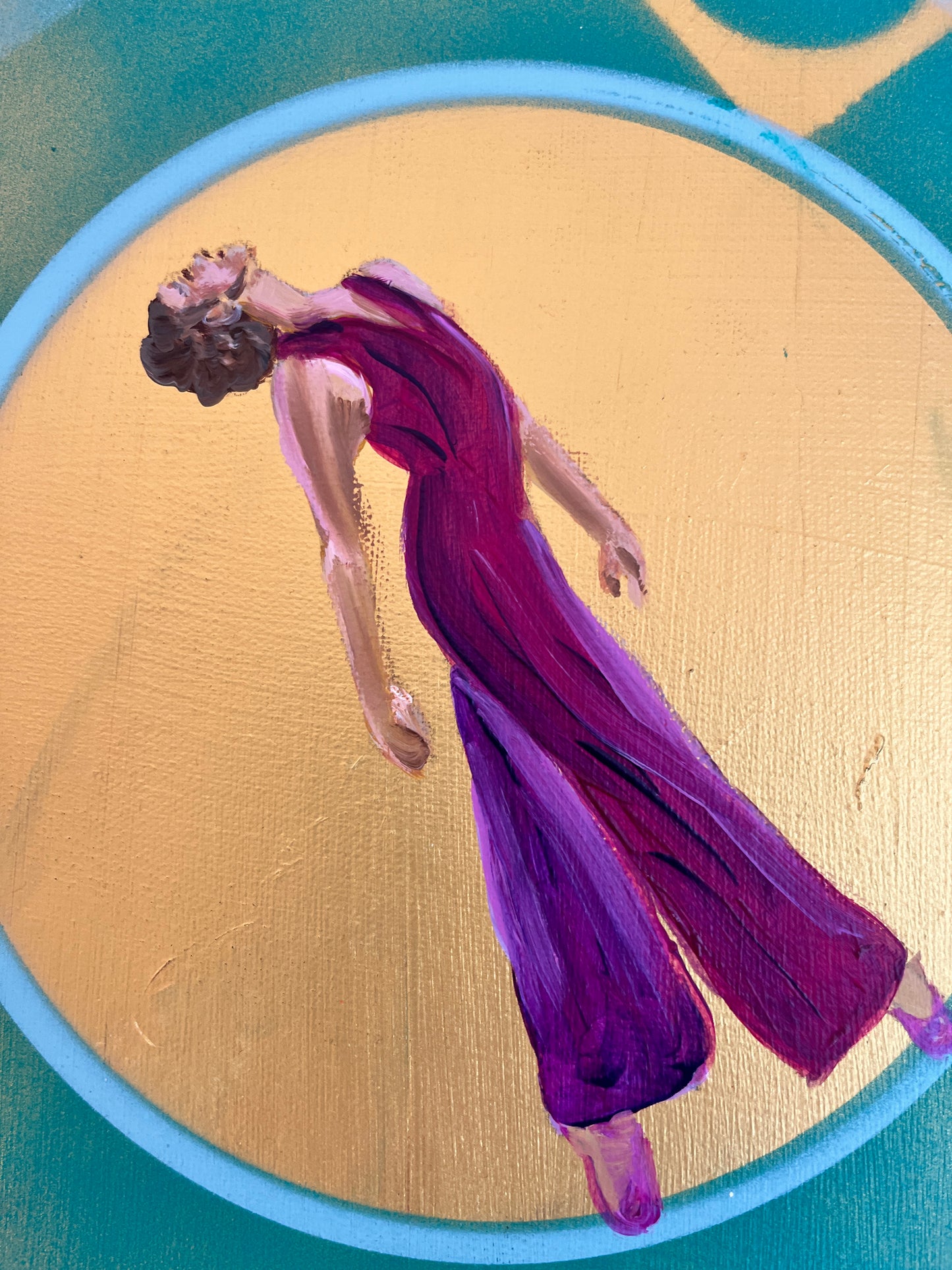 Showticket II - Move meets illusions - 40x40 cm - Unikat mit Echtheitszertifikat