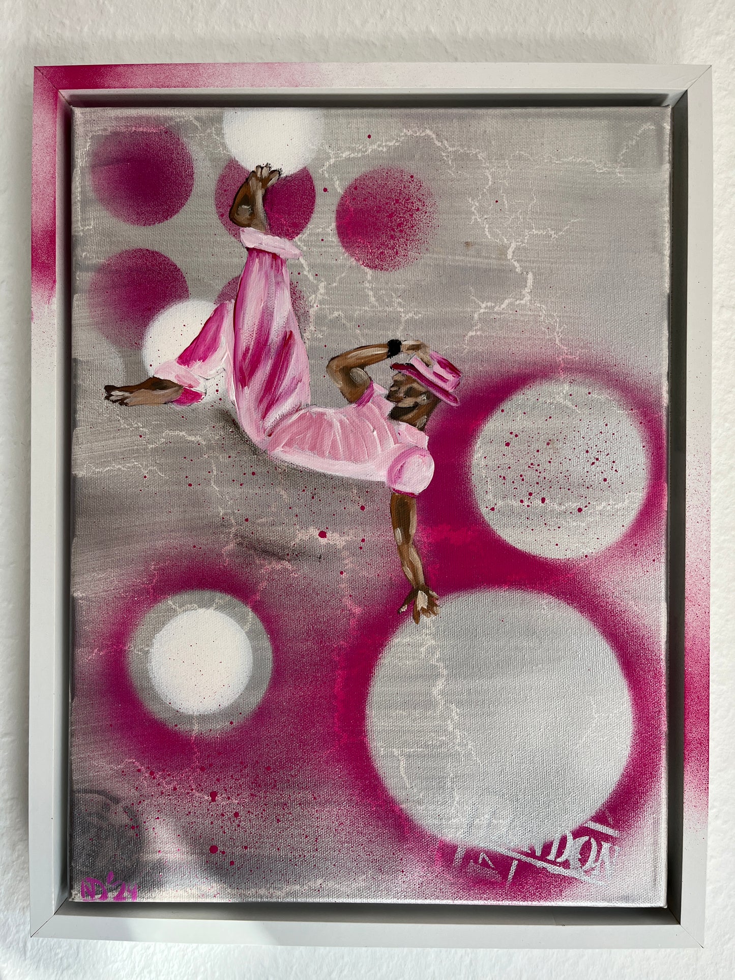 London I - Move meets illusions - 30x40 cm - Unikat mit Echtheitszertifikat