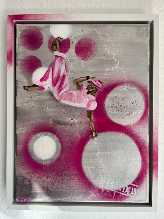 London I - Move meets illusions - 30x40 cm - Unikat mit Echtheitszertifikat