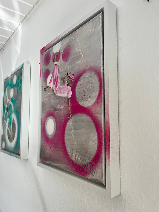 London I - Move meets illusions - 30x40 cm - Unikat mit Echtheitszertifikat